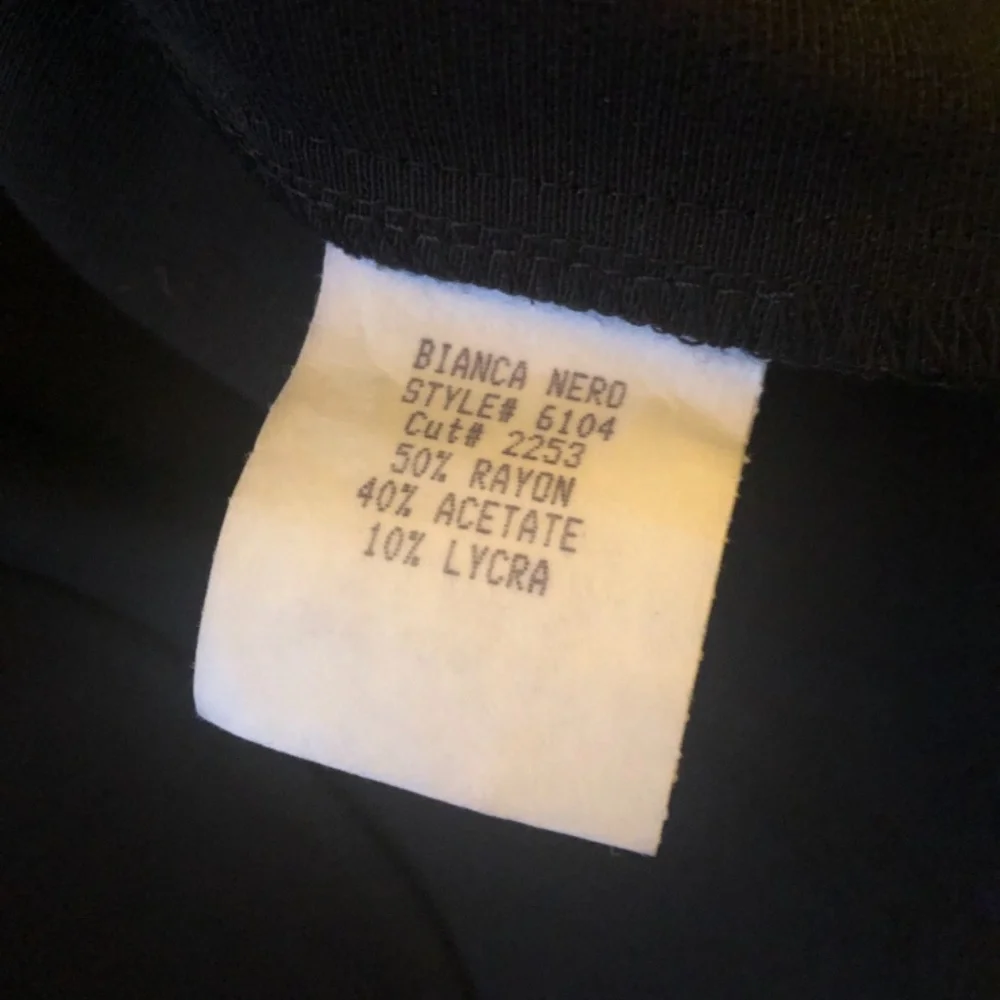 NWOT, Maria Bianca Nero Black Stretch, Satin Sheen Blazer - Picture 5 of 13